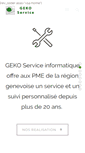 Mobile Screenshot of geko.ch